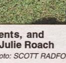Students and Townsville City Council's Julie Roach